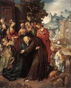 ENGELBRECHTSZ., Cornelis, Christ Taking Leave of his Mother fdg